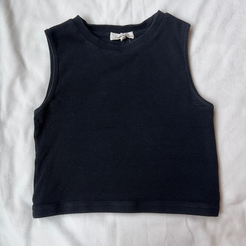Roolee Black Crop Top